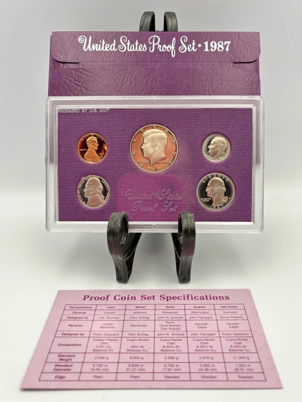 1987 United States Proof Set Uncirculated with Original Packaging - Great Gift! - Picture 15 of 15